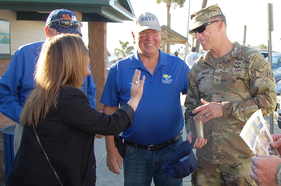 Corps of Engineers leaders survey northeast Florida coastal conditions after Hurricane Ian