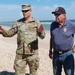 Corps of Engineers leaders survey northeast Florida coastal conditions after Hurricane Ian