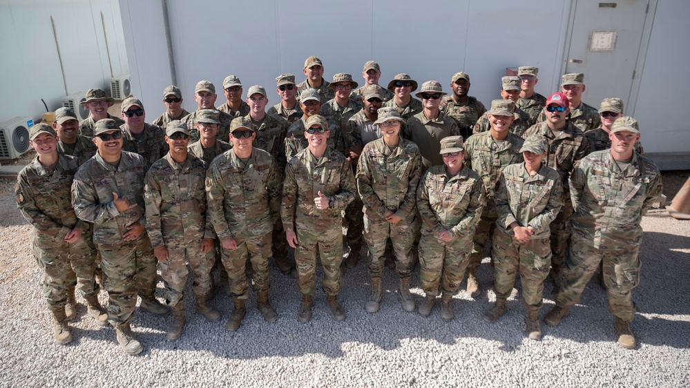 332d Air Expeditionary Wing Honors Airman's Attic Volunteers