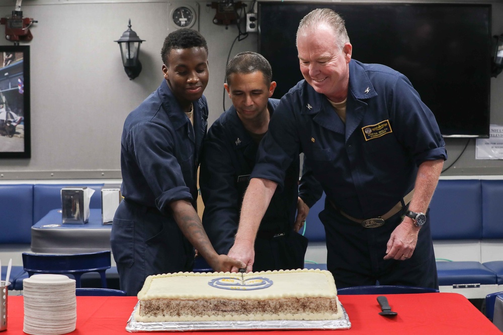 USS McFaul Celebrates Navy Birthday