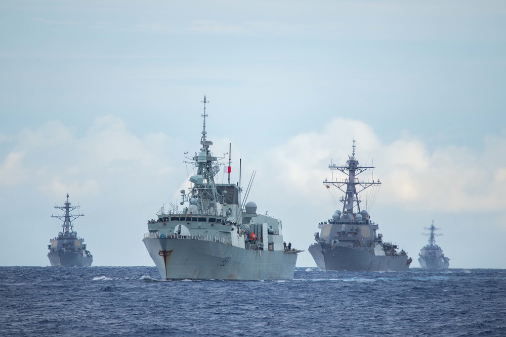 USS Normandy Deploys with the Gerald R. Ford Carrier Strike Group