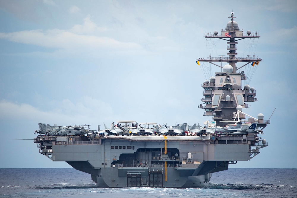 USS Normandy Deploys with the Gerald R. Ford Carrier Strike Group