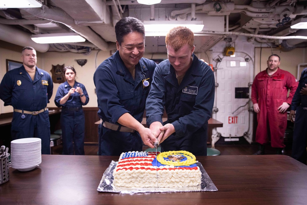 USS Normandy Deploys with the Gerald R. Ford Carrier Strike Group