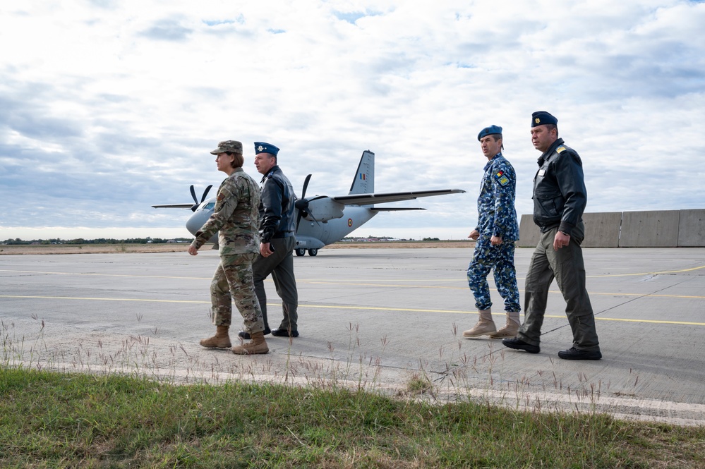 CMSAF visits with Romanian Air Force