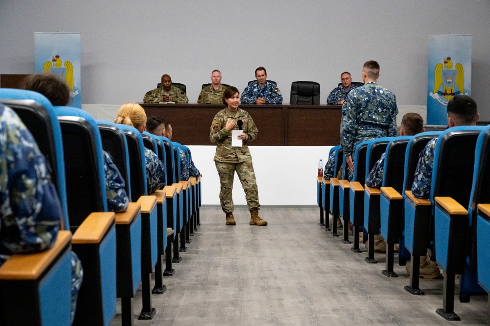 CMSAF visits with Romanian Air Force