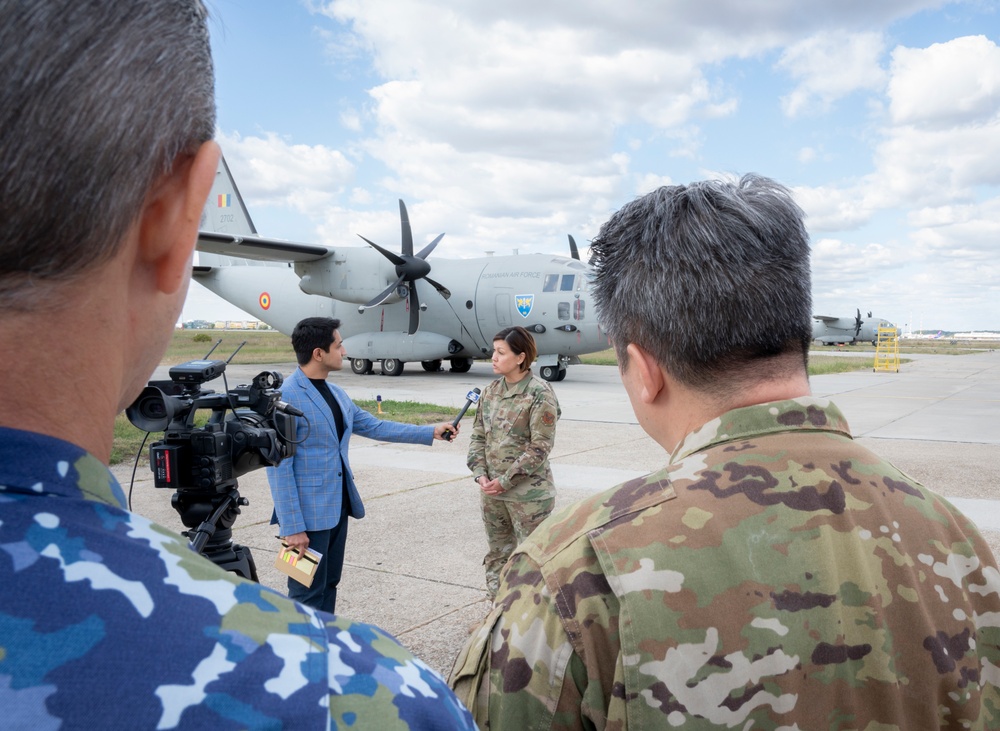 CMSAF visits with Romanian Air Force