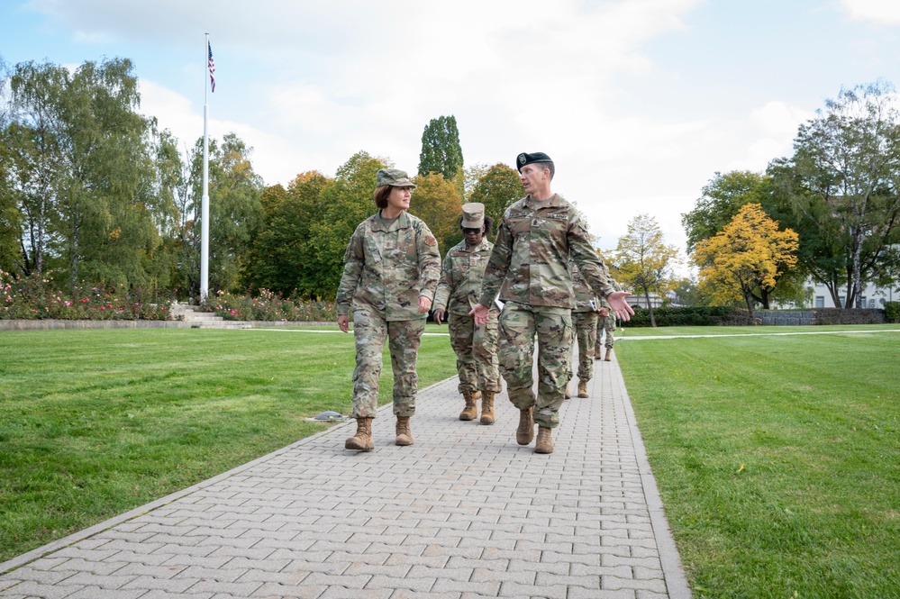 CMSAF visits with U.S. military members in Germany