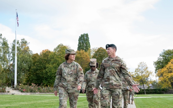 CMSAF visits with U.S. military members in Germany