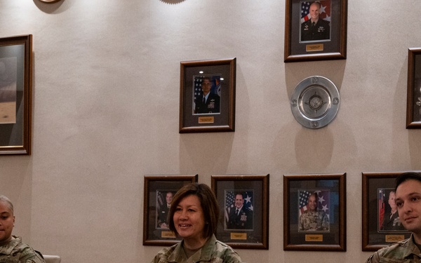 CMSAF visits with U.S. military members in Germany