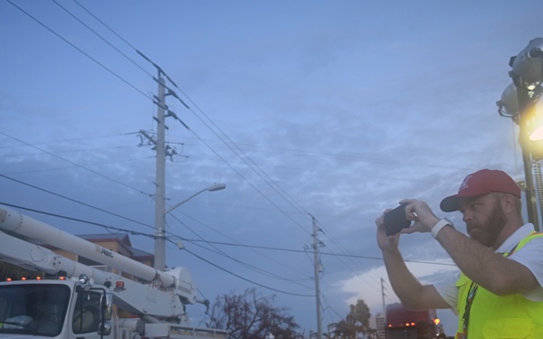 USACE coordinates Fort Myers Beach, Florida, disaster response activities with FEMA, state and local emergency management officials