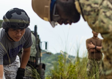 Philippine And U.S. Navy Seabees Build Together