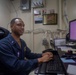 U.S. Navy Sailor Completes Personell Forms