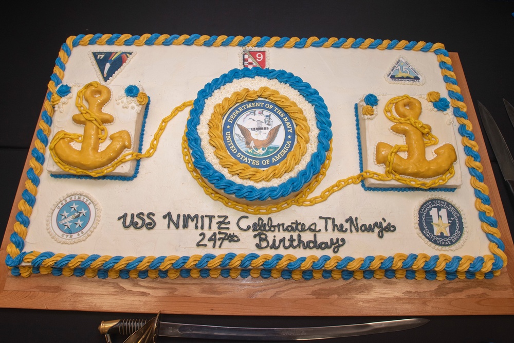 Nimitz Celebrates Navy Birthday