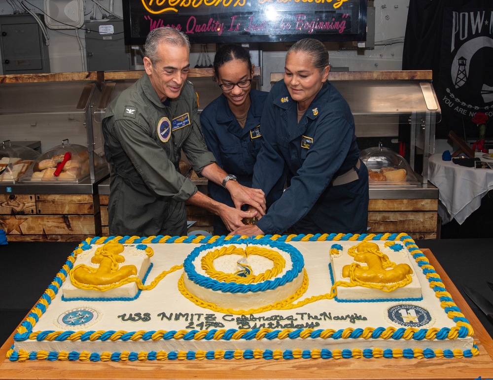 Nimitz Celebrates Navy Birthday