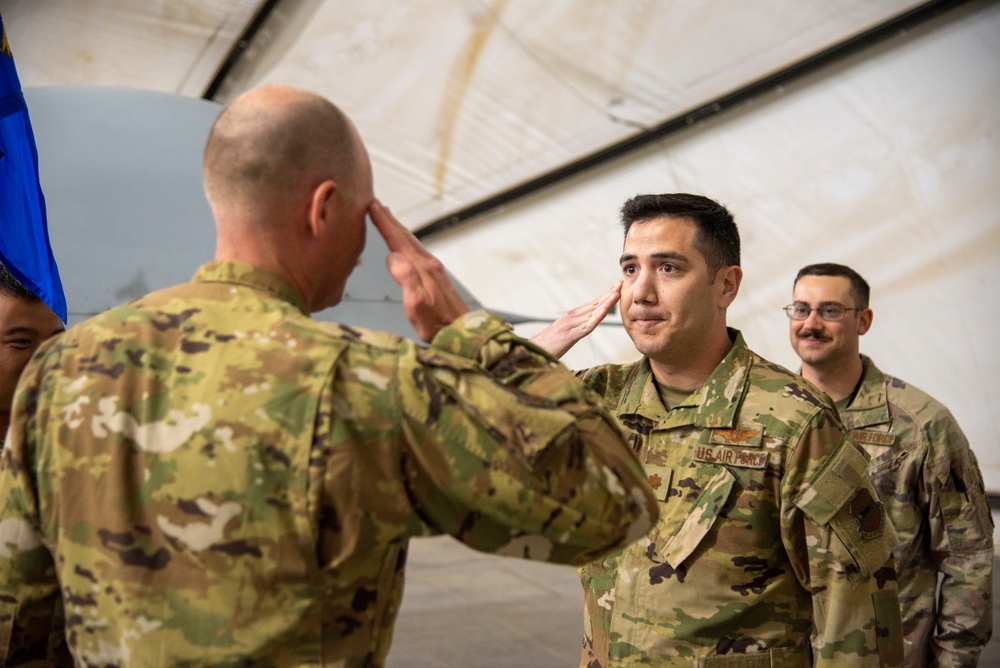 361st Expeditionary Attack Squadron Change of Command