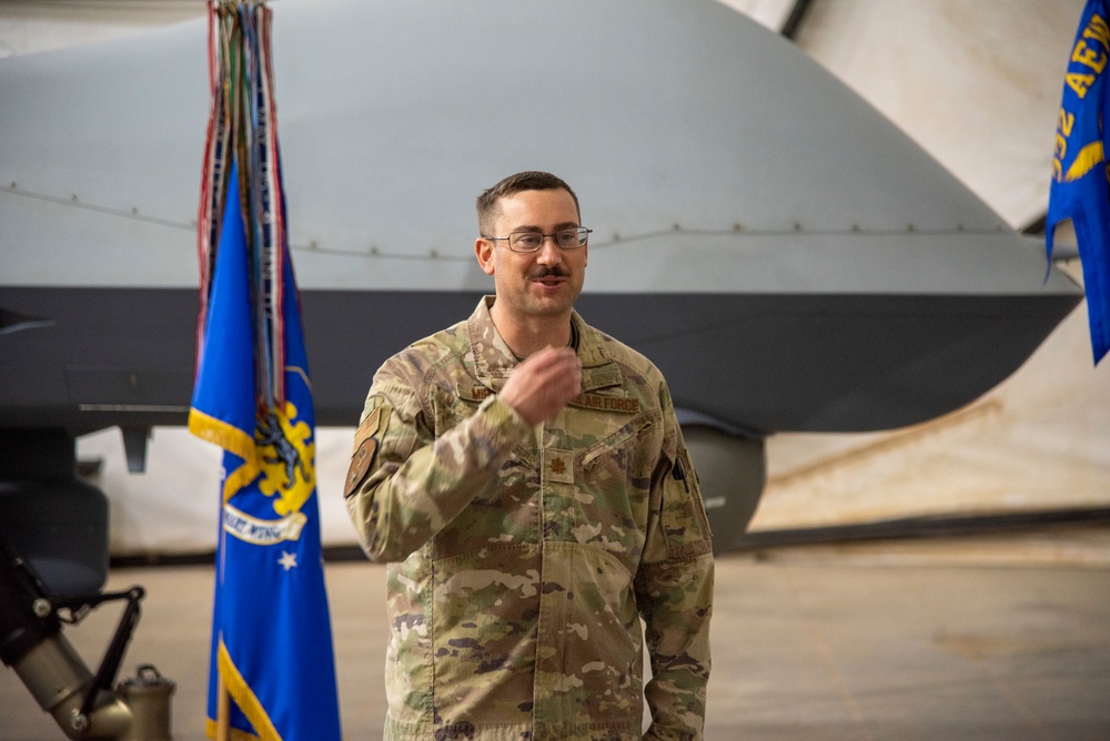 361st Expeditionary Attack Squadron Change of Command