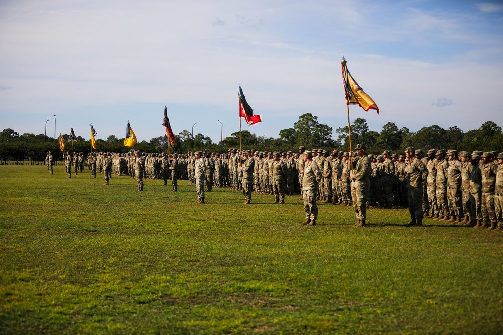 1st Armored Brigade Combat Team Uncasing Ceremony