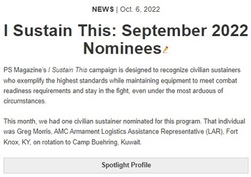 Monthly PS Magazine campaigns recognize readiness heroes