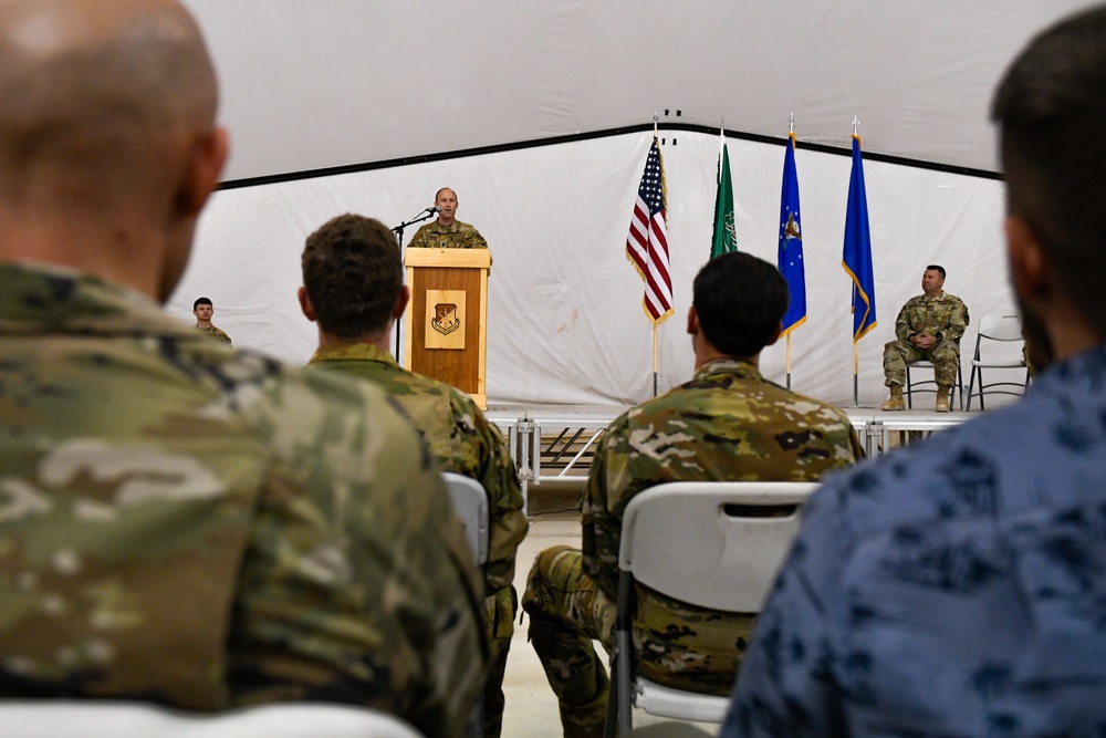 908th EARS Change of Command