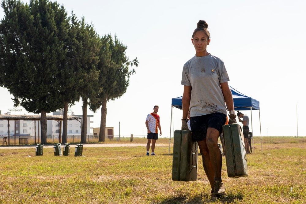 ‘Climbing’ the leaderboard, service members participate in Spanish Pegasus Race