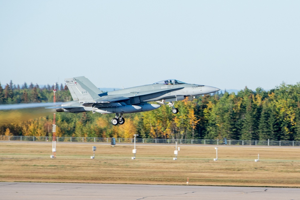 Royal Canadian Air Force Cf-188 take off