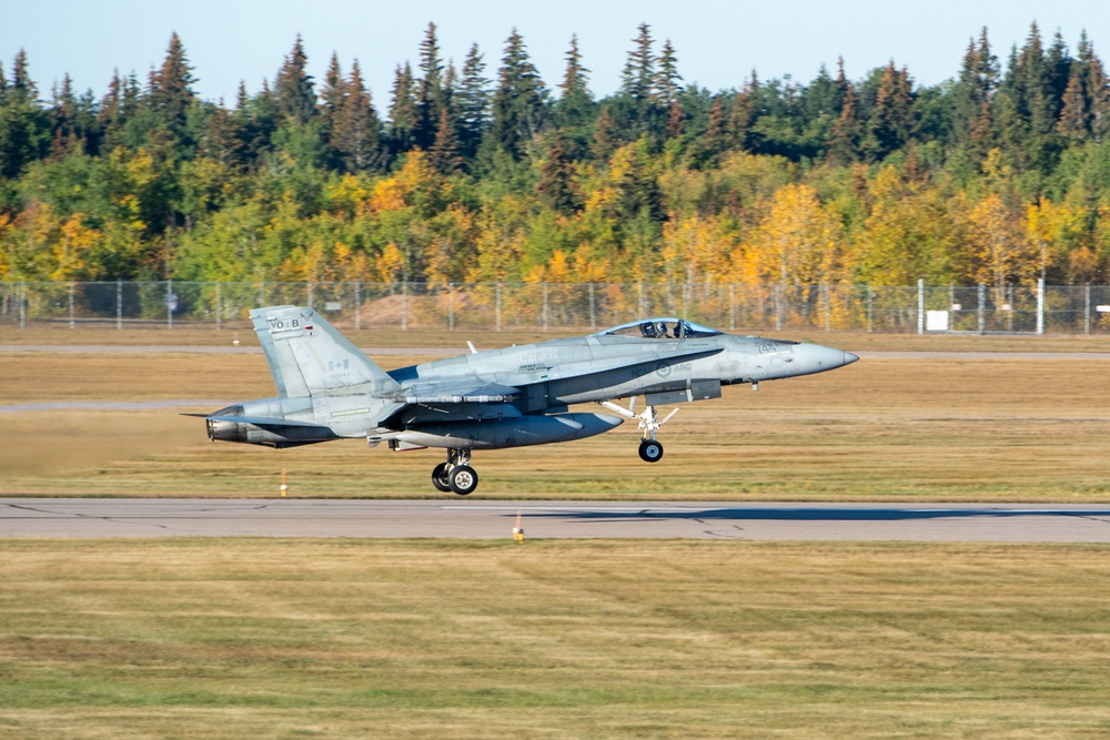 Royal Canadian Air Force Cf-188 take off