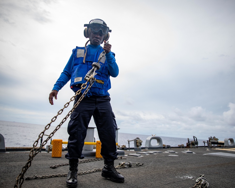 Ramage Conducts Flight Operations