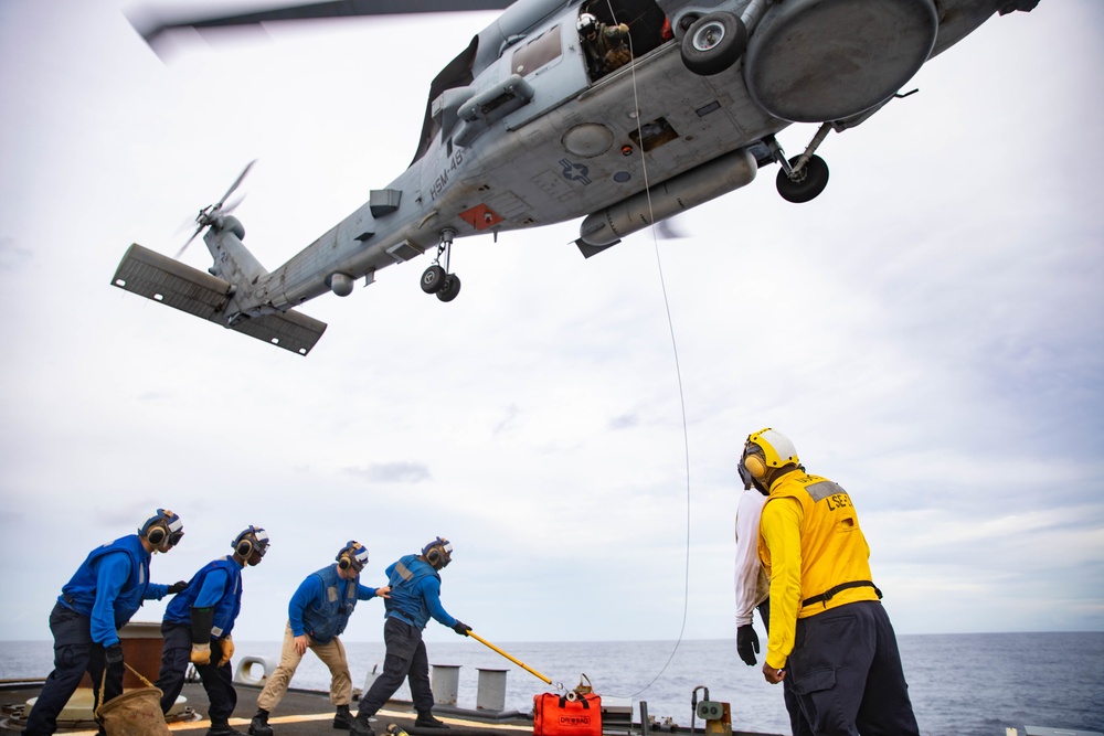 Ramage Conducts Flight Operations