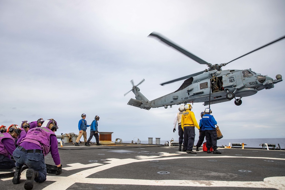 Ramage Conducts Flight Operations