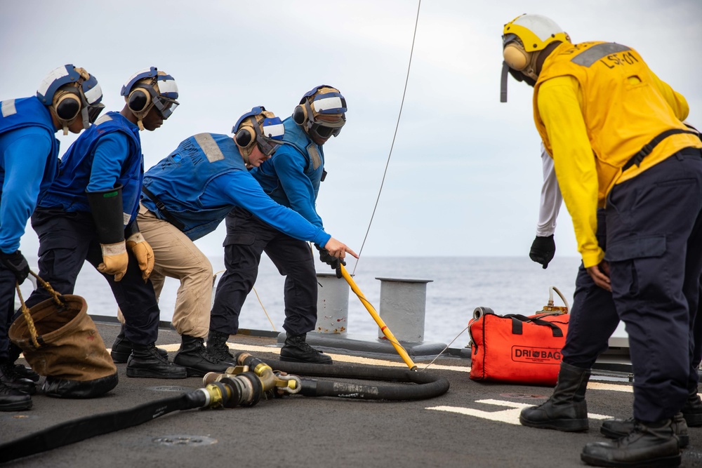 Ramage Conducts Flight Operations