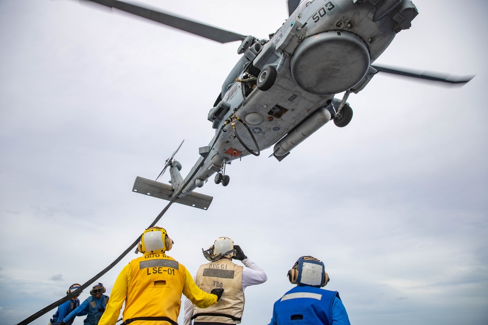 Ramage Conducts Flight Operations