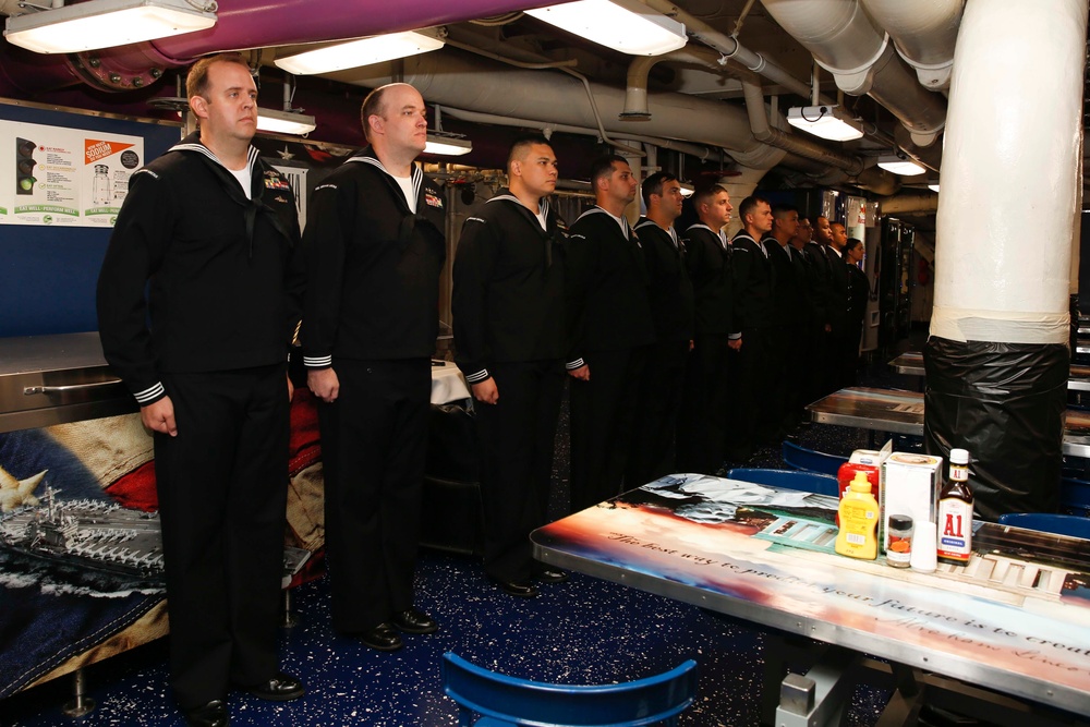 Abraham Lincoln celebrates Navy’s 247th birthday