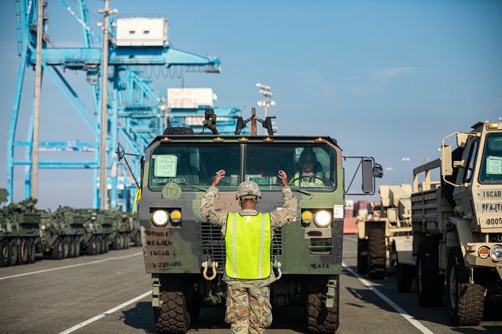 16th Combat Aviation Brigade Port Operations