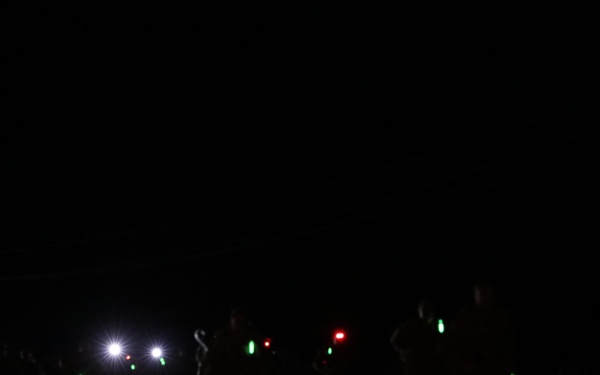 Norwegian Foot March – soldiers step it out in midnight challenge