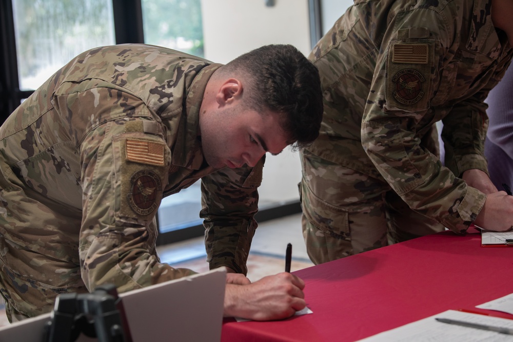 23 FSS connects Airmen with community through career fair