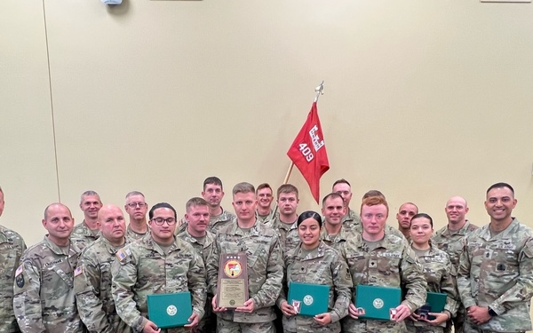 416th TEC sweeps logistic excellence awards, named ‘Best of the Best’