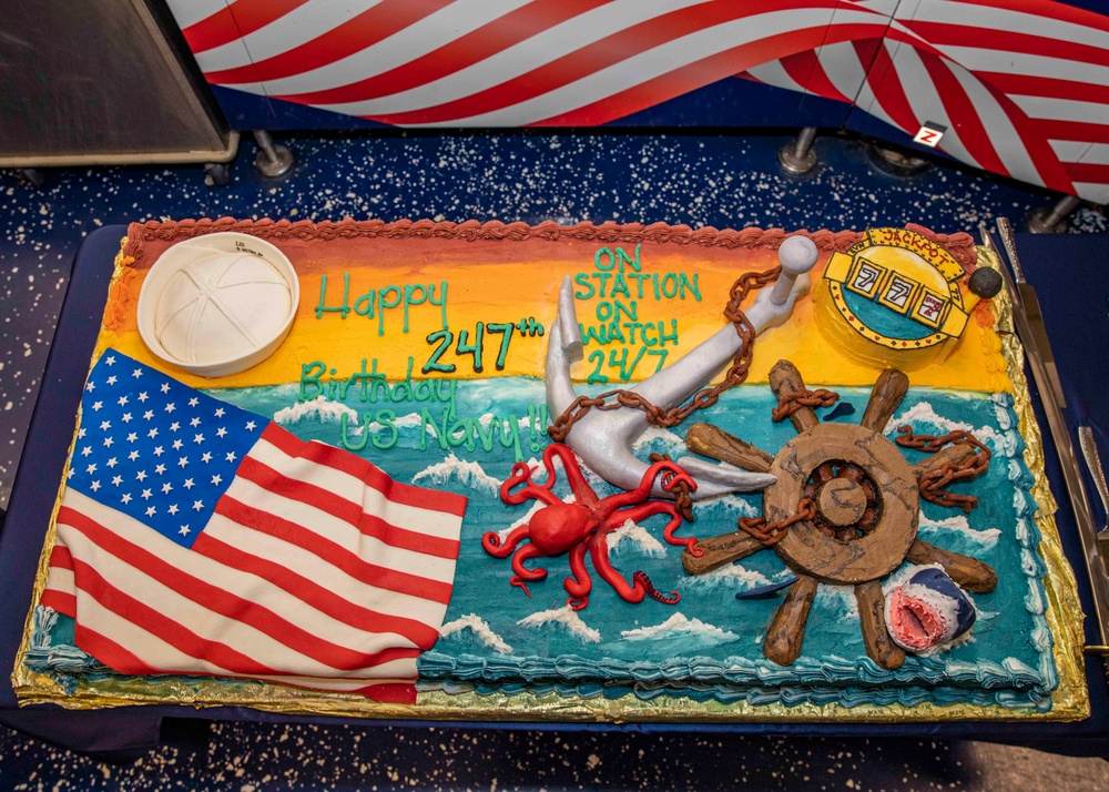 USS George H.W. Bush Celebrates Navy Birthday