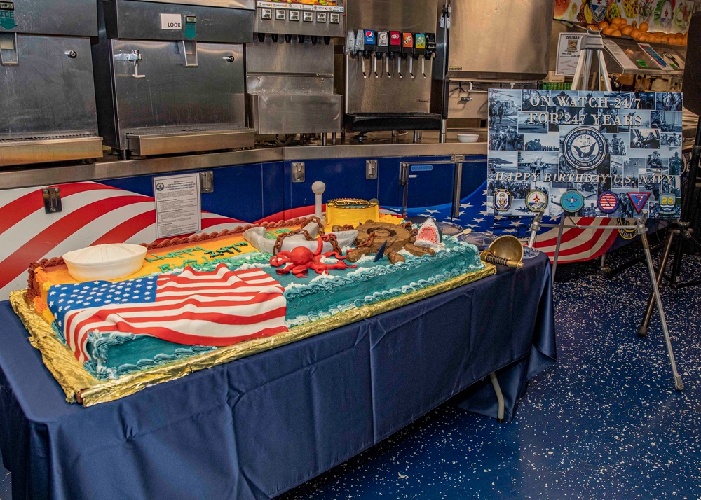 USS George H.W. Bush Celebrates Navy Birthday