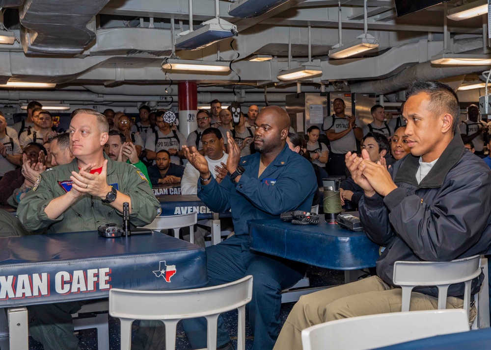 USS George H.W. Bush Celebrates Navy Birthday