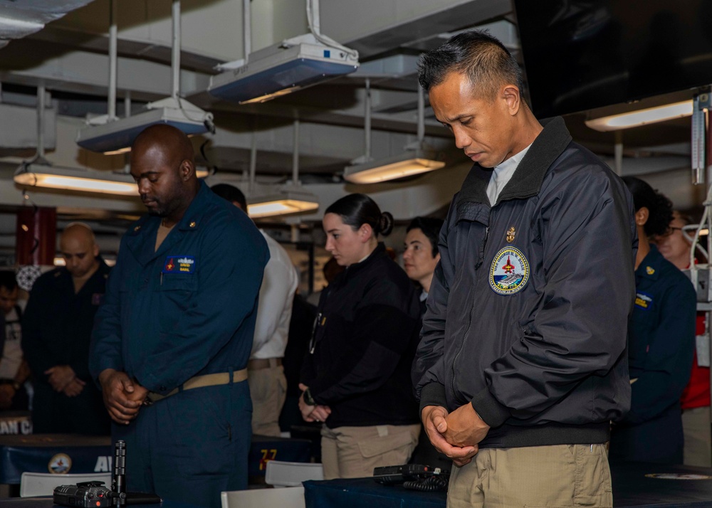 USS George H.W. Bush Celebrates Navy Birthday