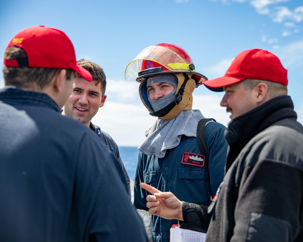 Ramage Conducts Damage Control Training Evolution