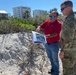 Hibner visits beach erosion control project after Hurricane Ian