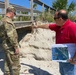 Hibner visits beach erosion control project after Hurricane Ian