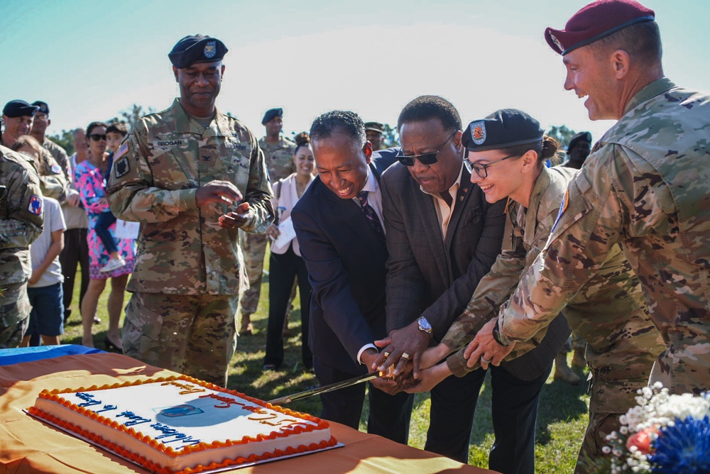 The Lion Brigade returns to Fort Bragg as a Corps Signal Brigade