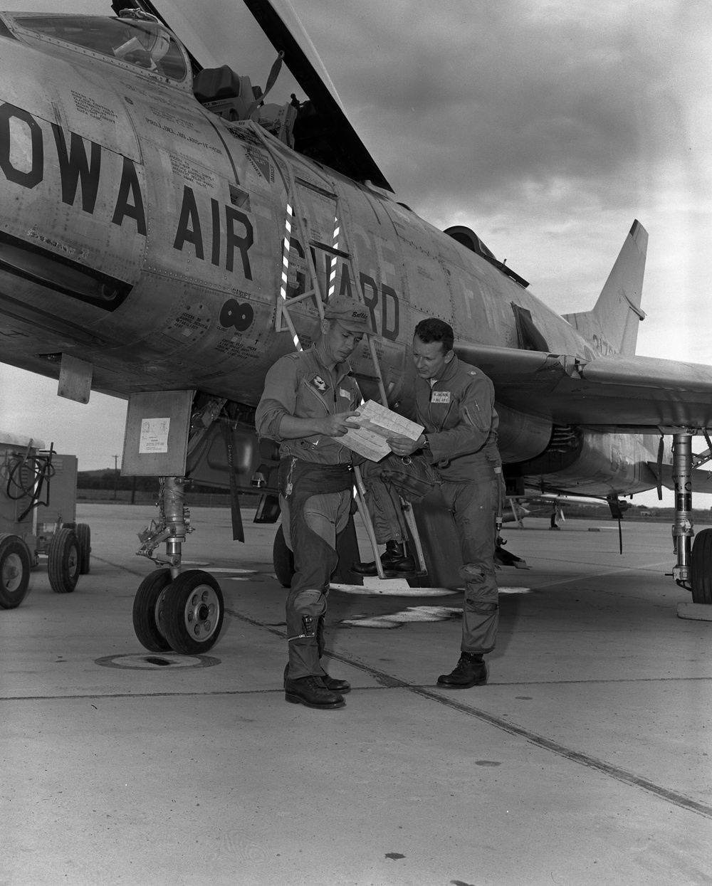 Maj. Warren Nelson Iowa ANG F-100 pilot