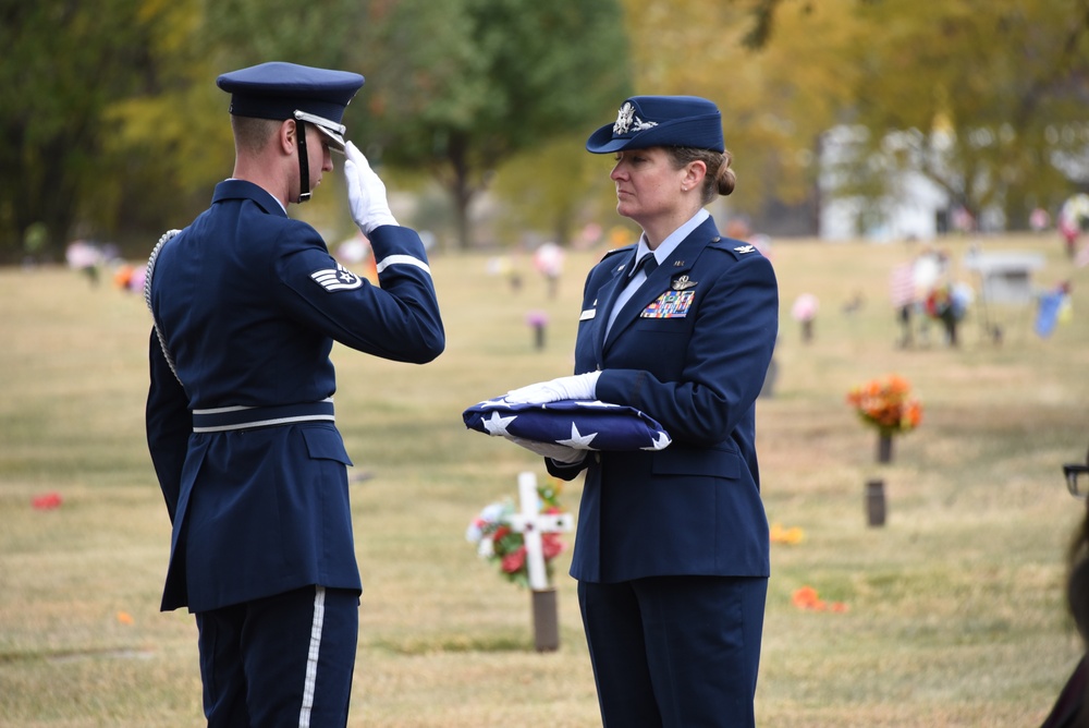 Col. Warren Nelson Flag presentation