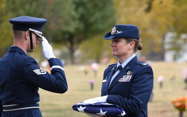 Col. Warren Nelson Flag presentation