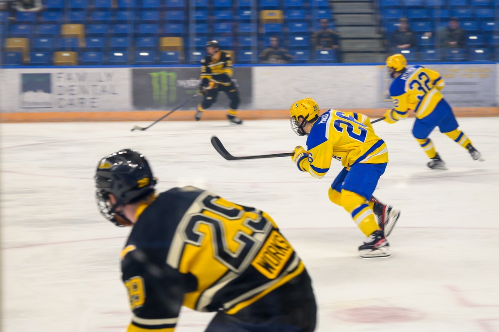 Nanooks, Huskies face off during military appreciation game