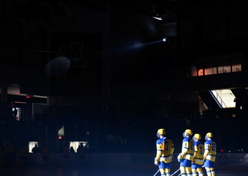 Nanooks, Huskies face off during military appreciation game