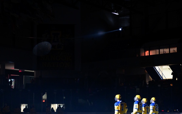 Nanooks, Huskies face off during military appreciation game